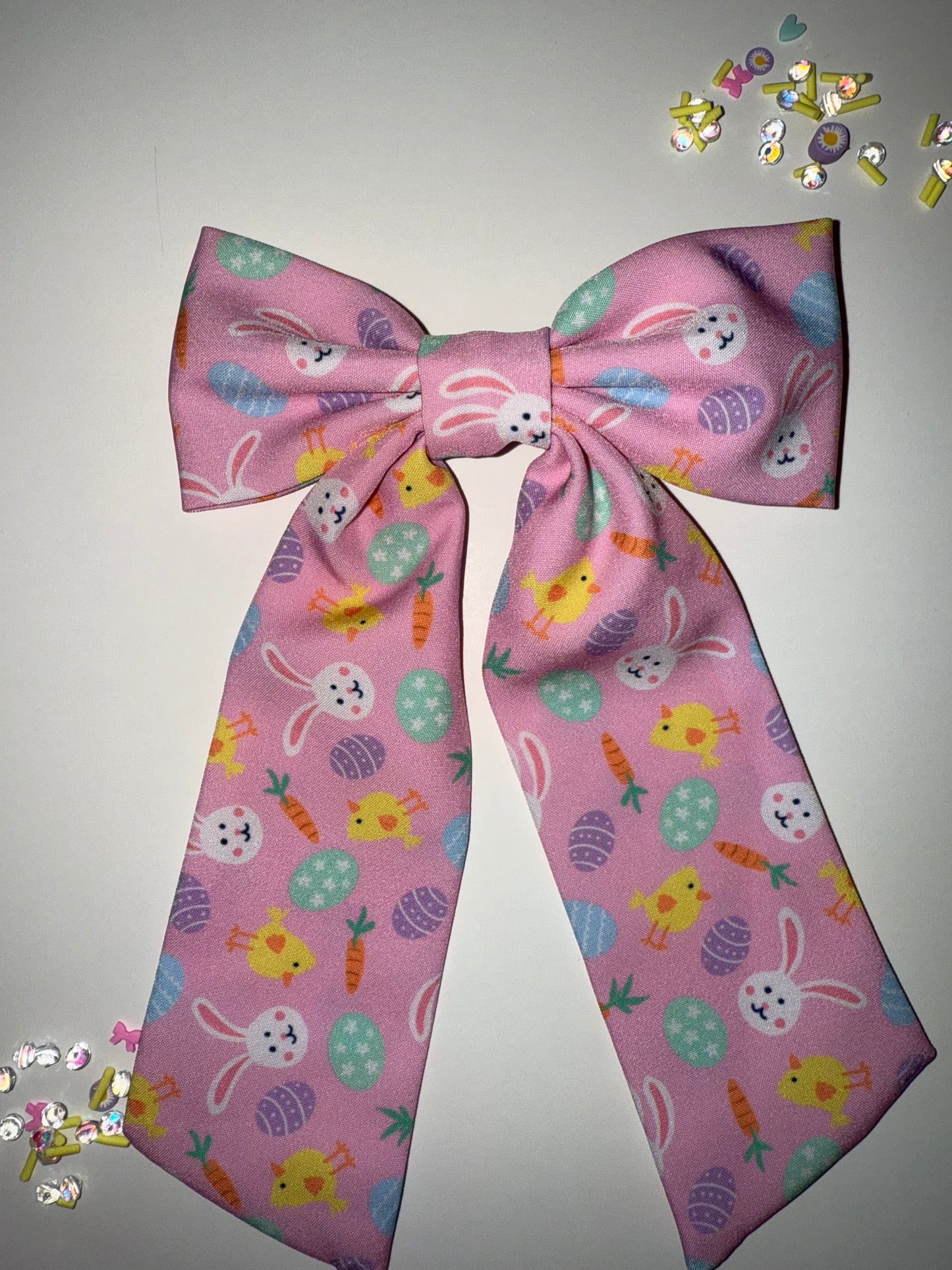 Easter Fun Long Tail Bow